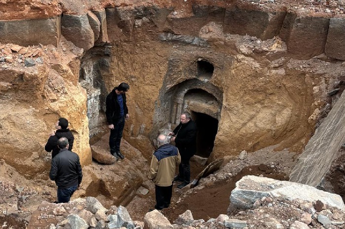 Օհանավանում հայտնաբերվել է միջնադարյան ժայռափոր դամբարան