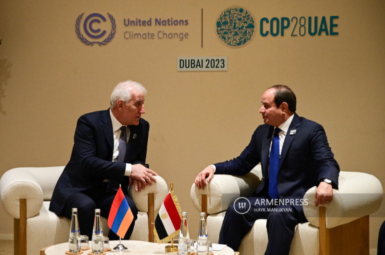 Հայաստանի և Եգիպտոսի նախագահները Դուբայում հանդիպում են ունեցել