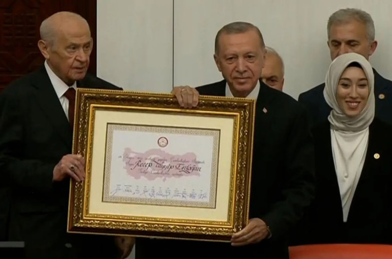 Էրդողանը երդվել է և 5 տարով ստանձնել Թուրքիայի նախագահի պաշտոնը