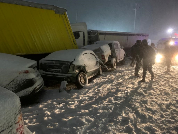 Երևան-Սևան ավտոճանապարհին բախվել է 17 ավտոմեքենա. կան տուժածներ